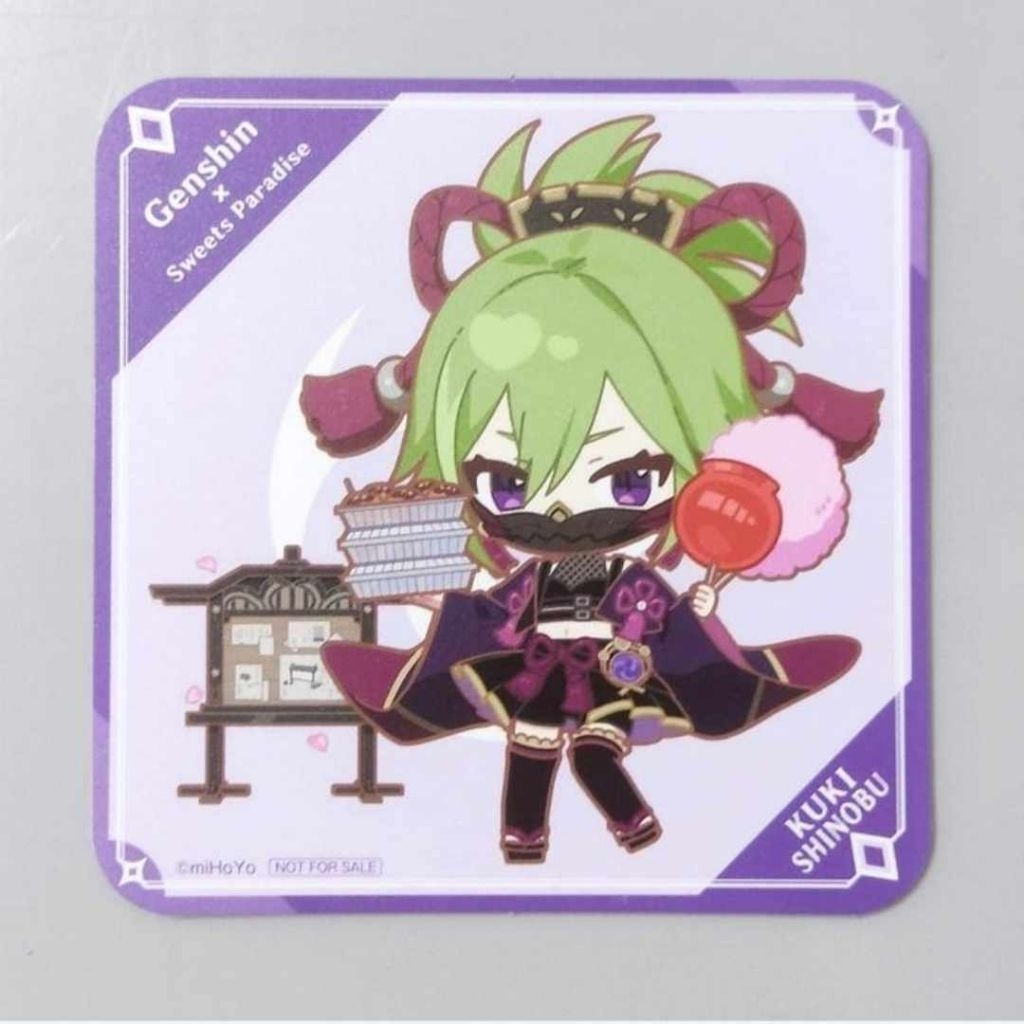 Genshin Impact Sweet Paradise Suipara Coaster Kuki Shinobu