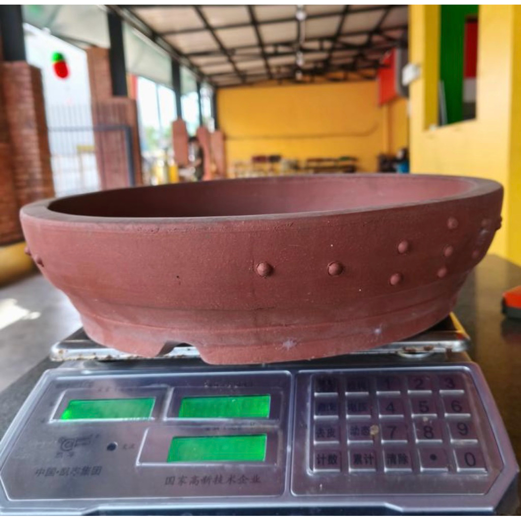 40cm Yixing Zisha RedMud Round Bonsai Pot
