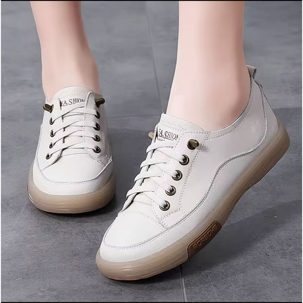 Premium Sepatu Wanita Import S225 Kulit Lembut Nyaman