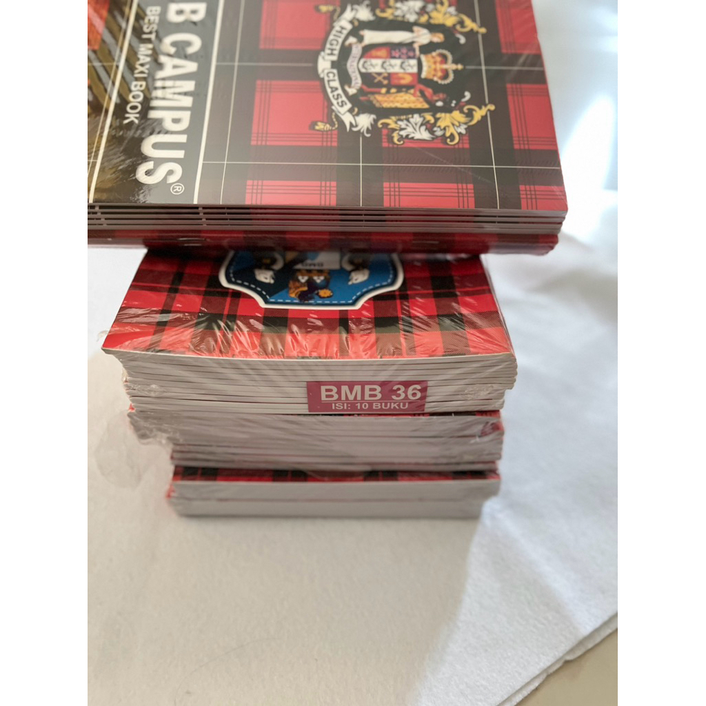 

buku tulis BMB 36lembar boxy (1pak isi 10buku)