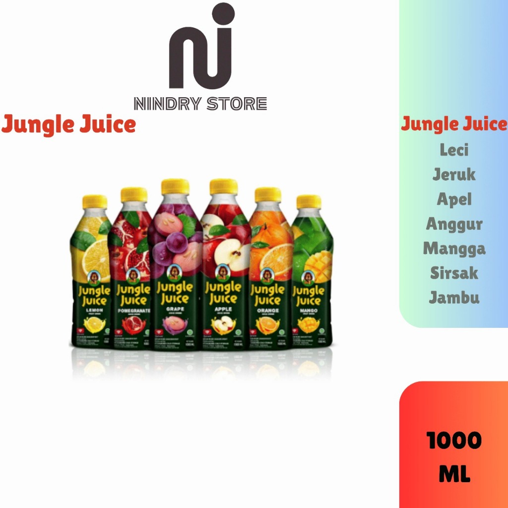 

Jungle Juice 1L – Minuman Buah Segar | Mangga, Anggur, Leci, Apel, Jeruk, Sirsak, Jambu