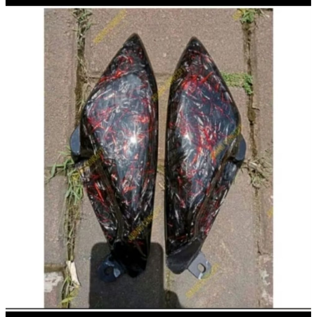 cover side / bodi tengah NMAX N-MAX new / old part ori carbon kevlar asli