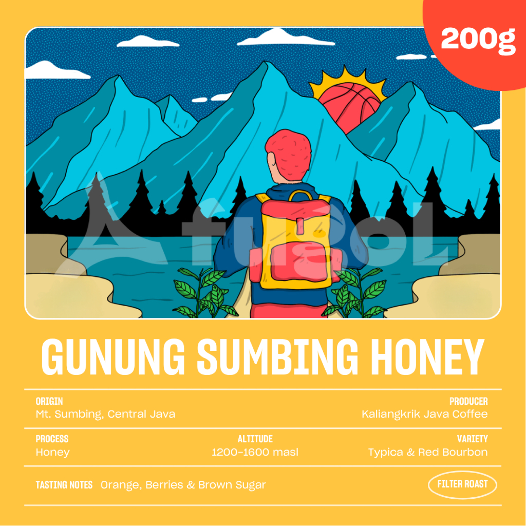 

Kopi Arabika GUNUNG SUMBING HONEY (200gr) Single Origin Specialty Coffee