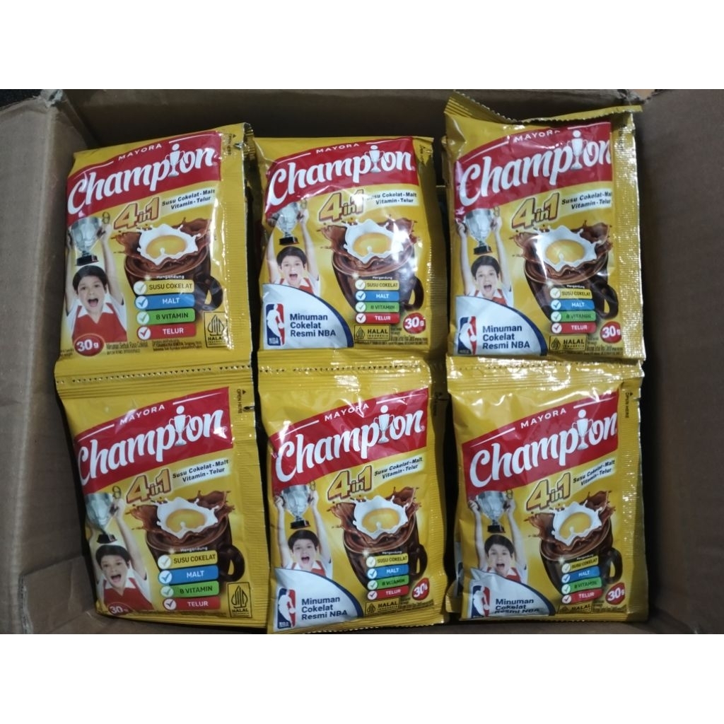 

ENERGEN CHAMPION isi 10sachet exp Agustus 2025