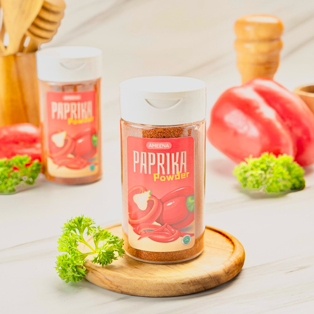 

[ MINI ] Paprika Bubuk Murni Bell Pepper Powder 60GR | Ameena Premium Quality