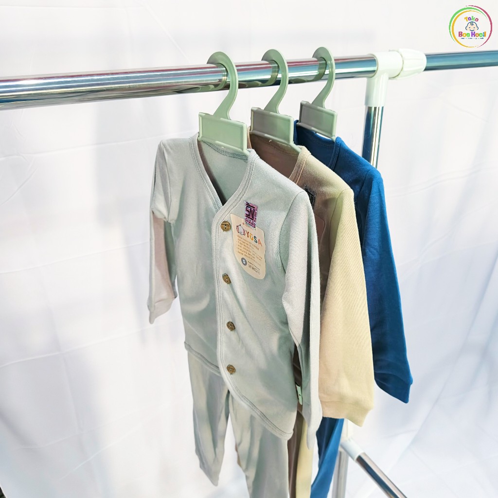 [Terbaru] 3/6/12 Stel Baju Bayi lengan panjang-celana panjang Yusa