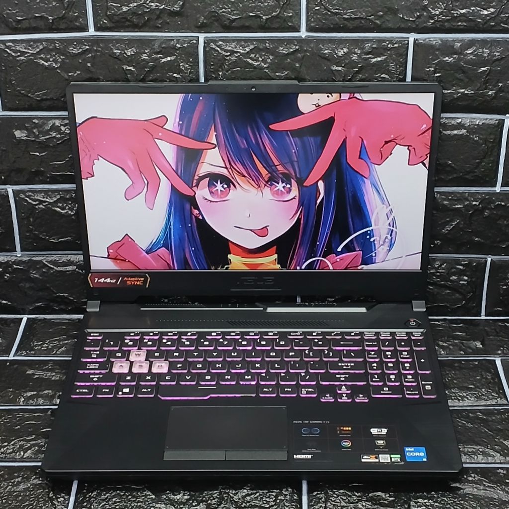 Laptop Asus Tuf Gaming F15 FX506HC Intel Core I5-11400H 8/512GB RTX 3050 144Hz