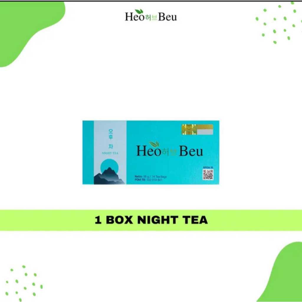 

PAKET MALAM TEH HEO BEU ORIGINAL 100%-BPOM DAN ALAMI