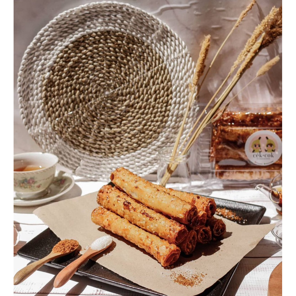 

pisang cek-cok caramel