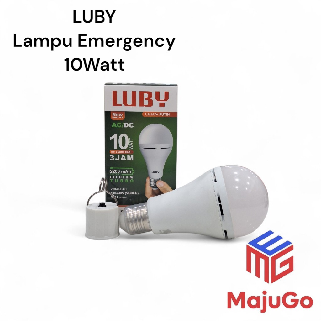 Lampu Led Luby Aladdin Emergency 10 Watt