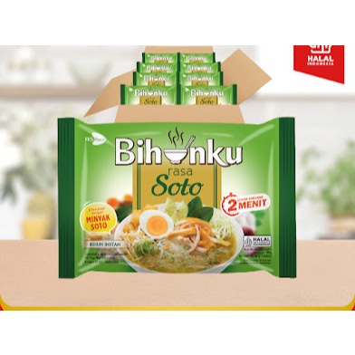 

Bihunku Instan - Soto - 1 karton - 40 Pcs - 55gr