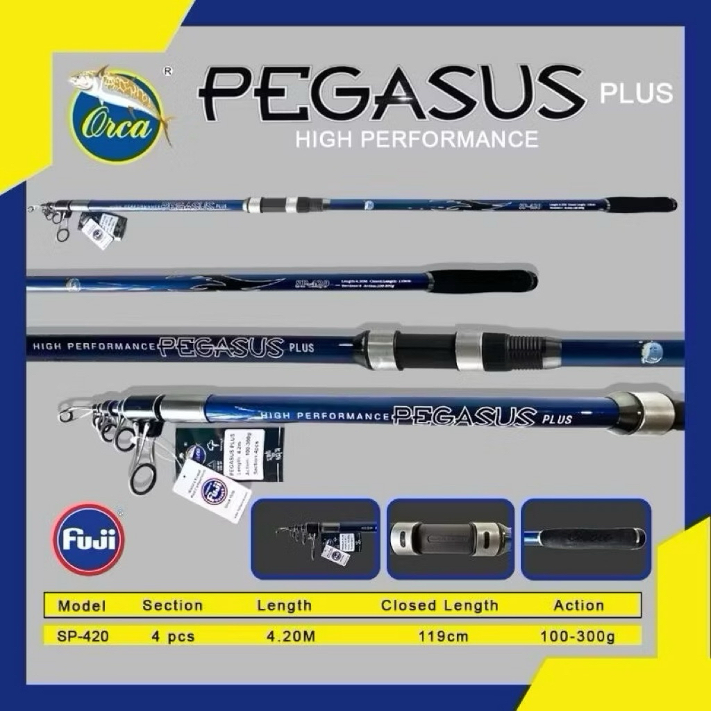 joran orca pegasus 390, 420 cm (non fuji)