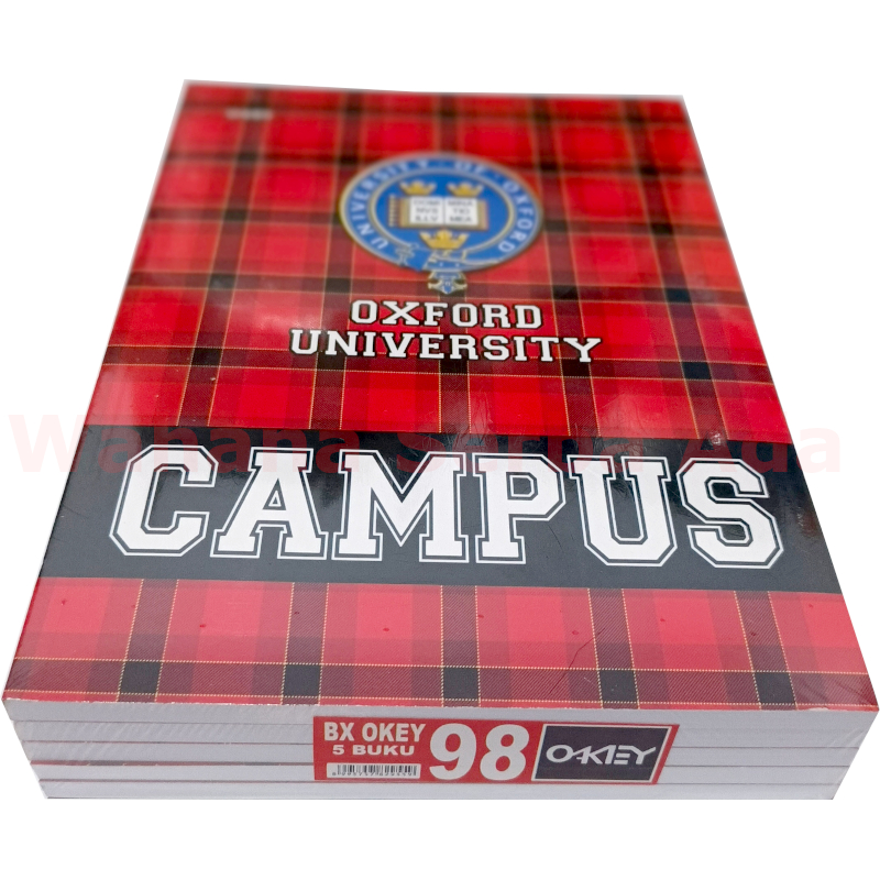 

1 pack Buku tulis OKEY Boxy Campus 98 lembar Maxi book isi 5 buku
