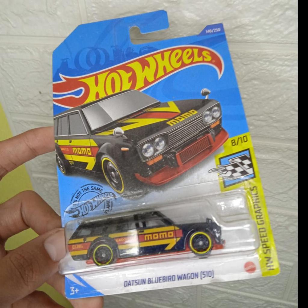Hot Wheels Datsun Bluebird 510 Wagon Hitam Setara Super Treasure Hunt