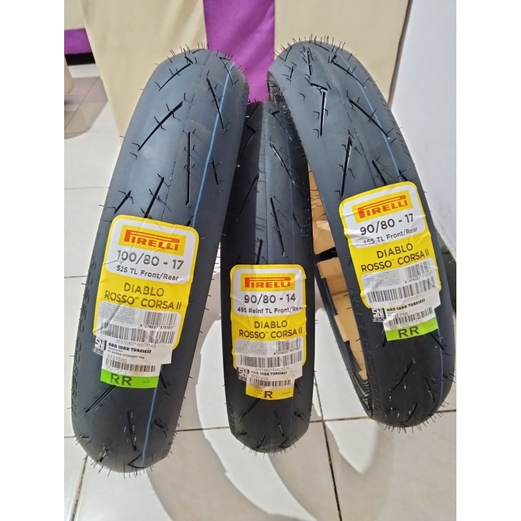 Ban pirelli Diablo rosso Corsa ll & Diablo sport ring 17 dan 14 soft compon ban road race