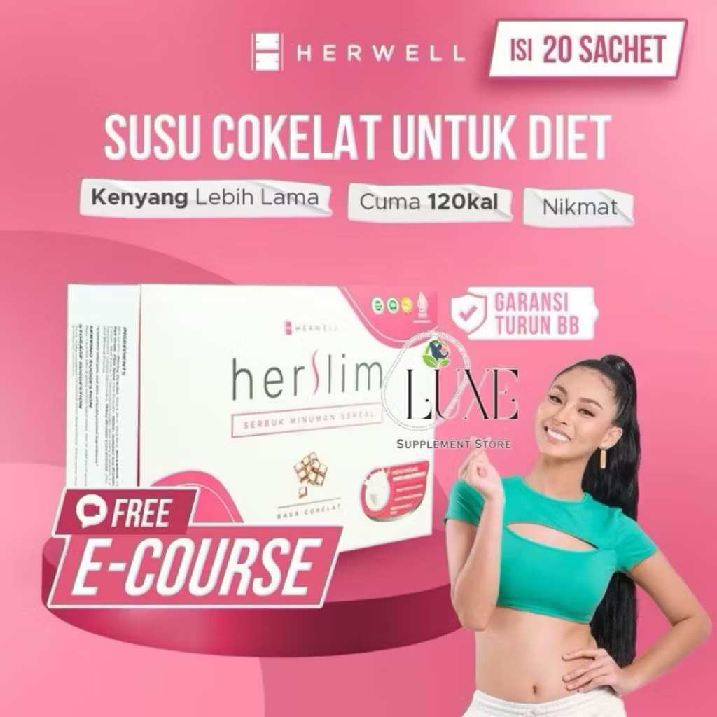 

PROMO TERMURAH FREE SHAKER!! 1 BOX HERSLIM HERLEAN HERVIBE HERWELL Susu Diet Coklat Vanilla Strawberry Matcha Herlean Kapsul Pelangsing Hervibe Fiber Serat Kiwi Halal BPOM