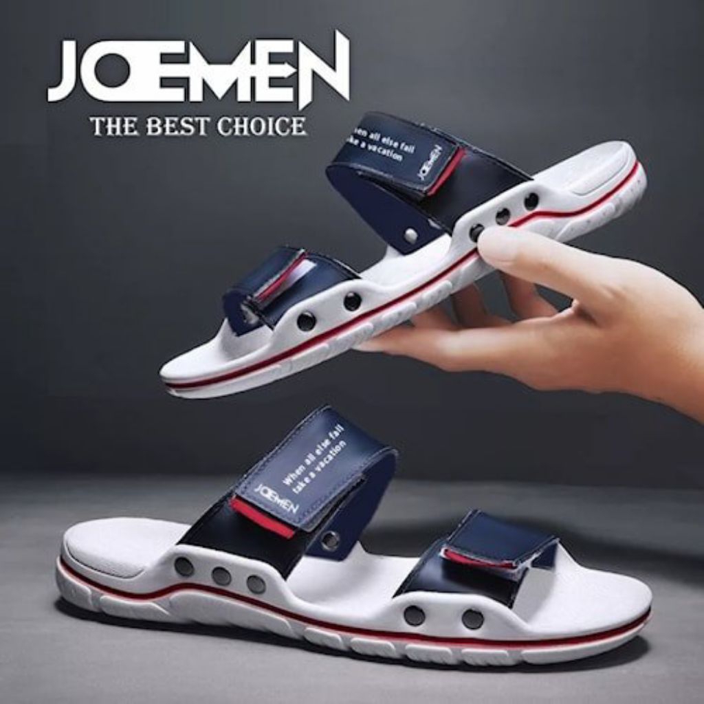 Sandal Kulit Pria Slop Kekinian