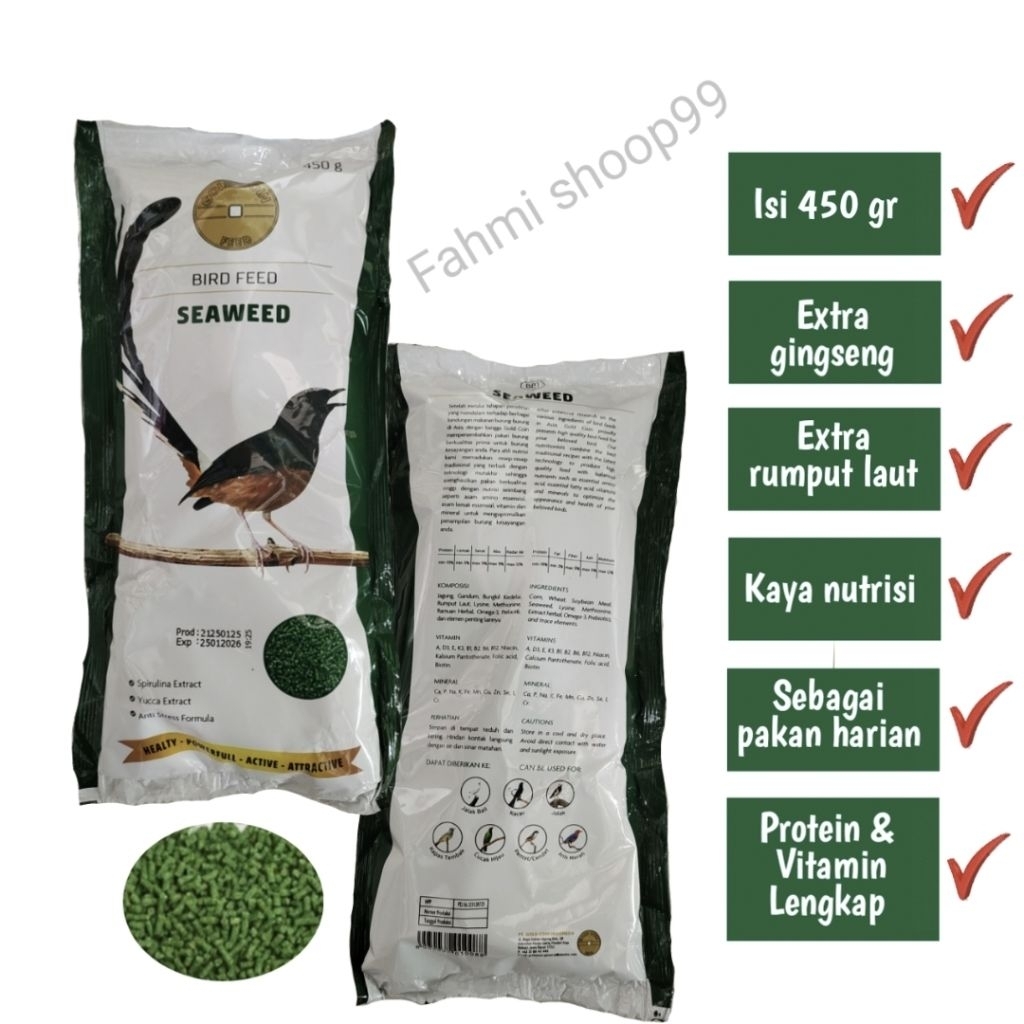 GOLD COIN SEAWEED 450 GRAM GOLDCOIN RUMPUT LAUT HIJAU...