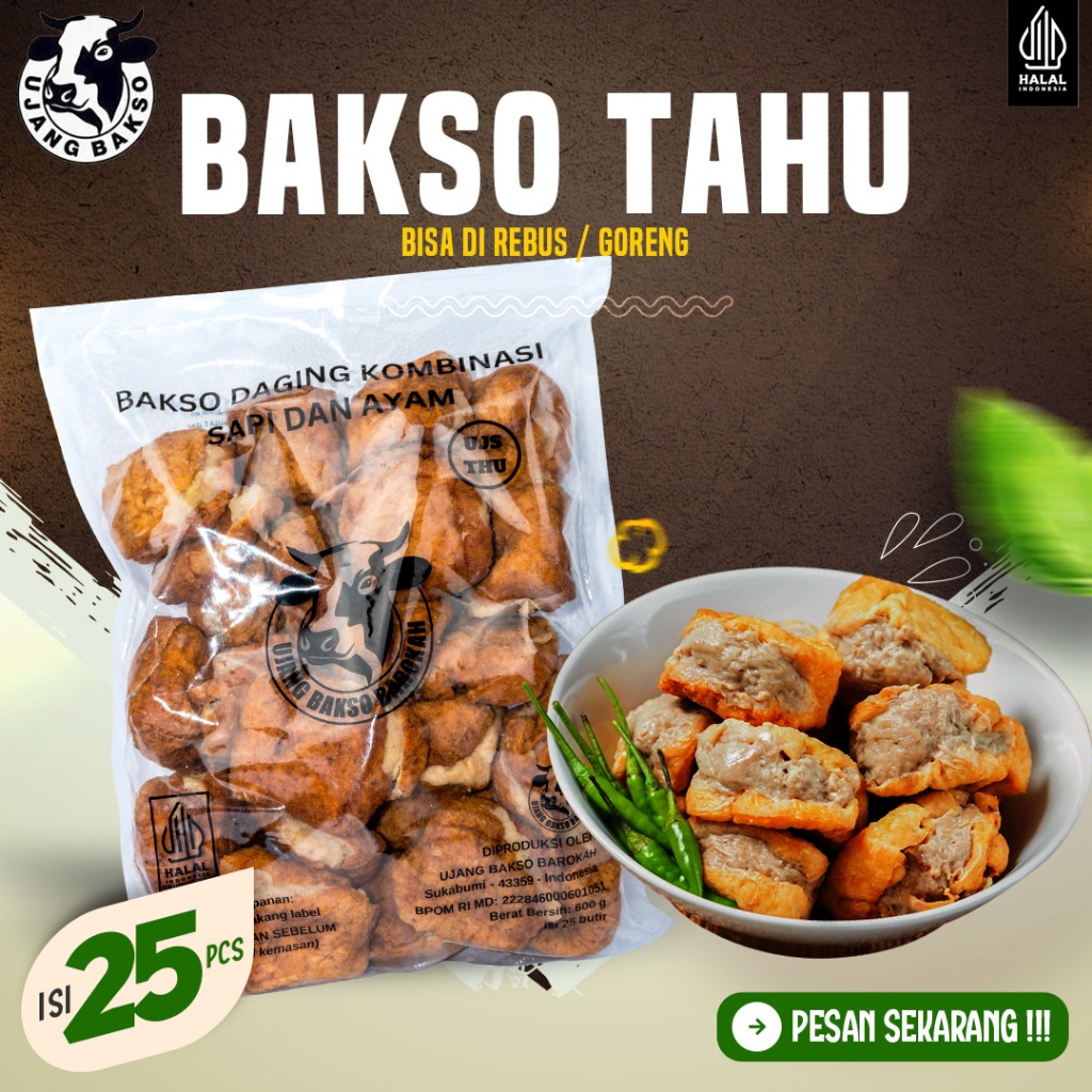 

kemasan tahu isi siap saji Enak Halal Instant Campuran Bakso Sop - isi 25