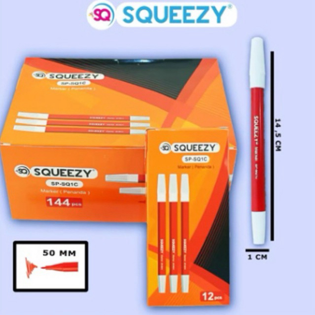 

Spidol Warna Kecil Squeezy | Spidol Marker Squeezy 1 pcs (satuan)