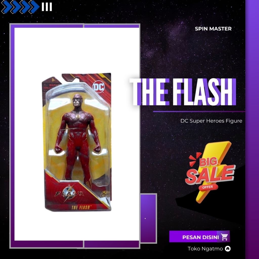 Action Figure DC Super Heroes Spin Master " The Flash "