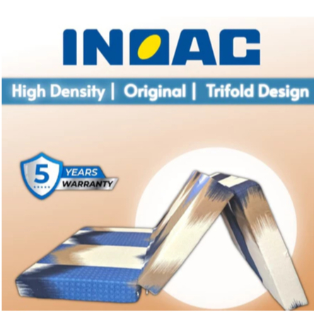 INOAC KASUR LIPAT BUSA / KASUR LANTAI INOAC LIPAT 4 ANTI KEMPES GARANSI 5 TAHUN TEBAL 10 CM