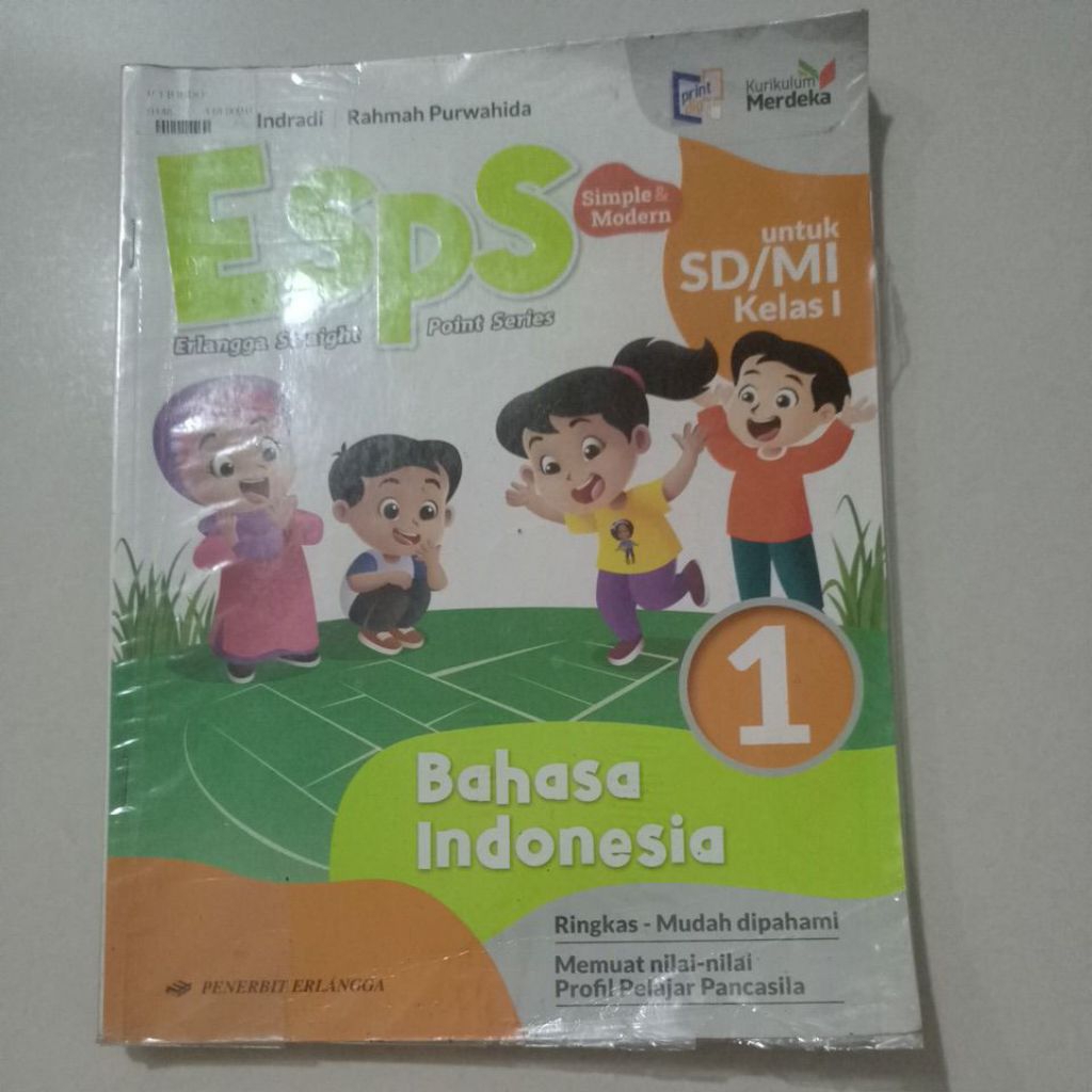 

Preloved Buku Pelajaran Sekolah ESPS Kelas 1 SD