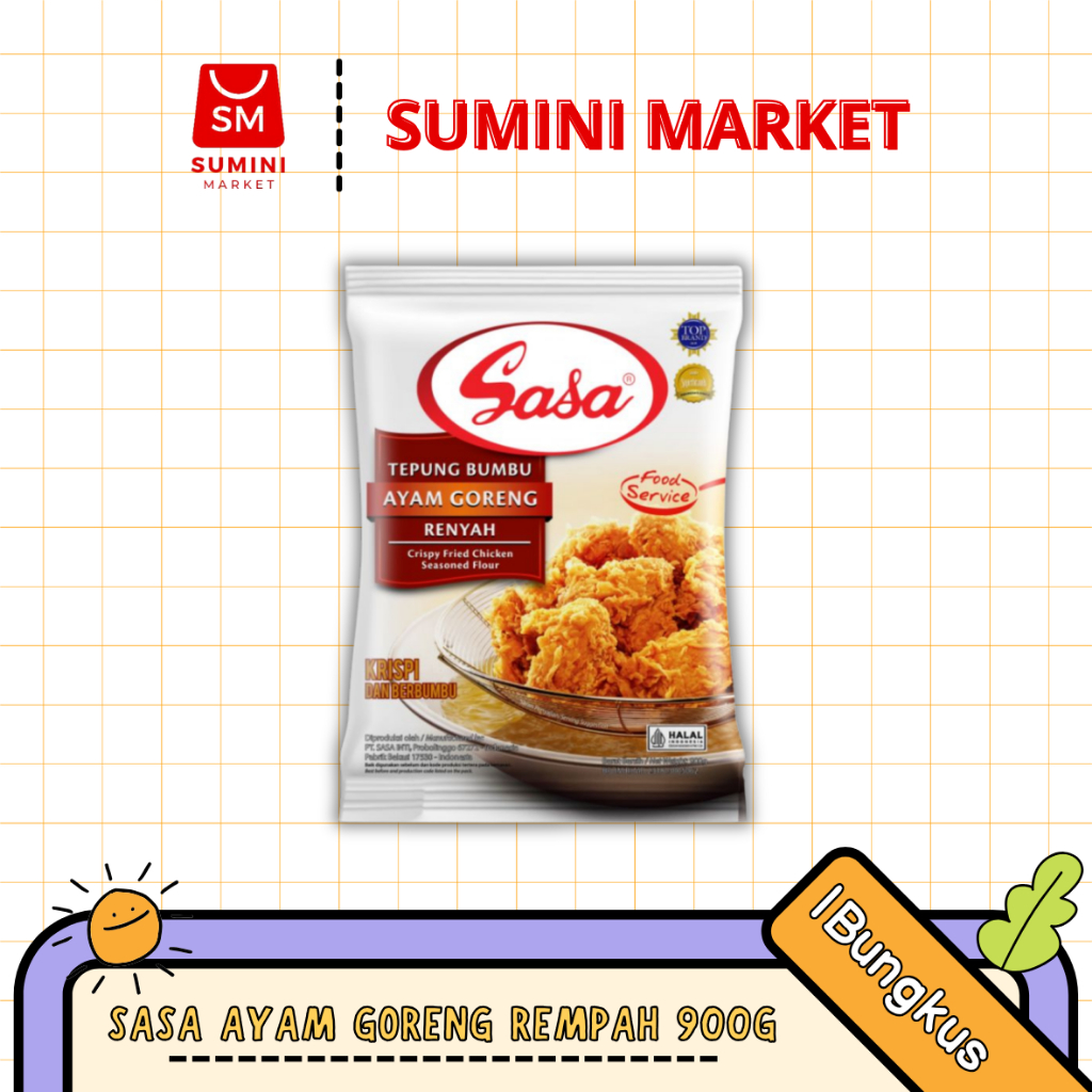 [SM] SASA Tepung Bumbu Kentucky 900Gram