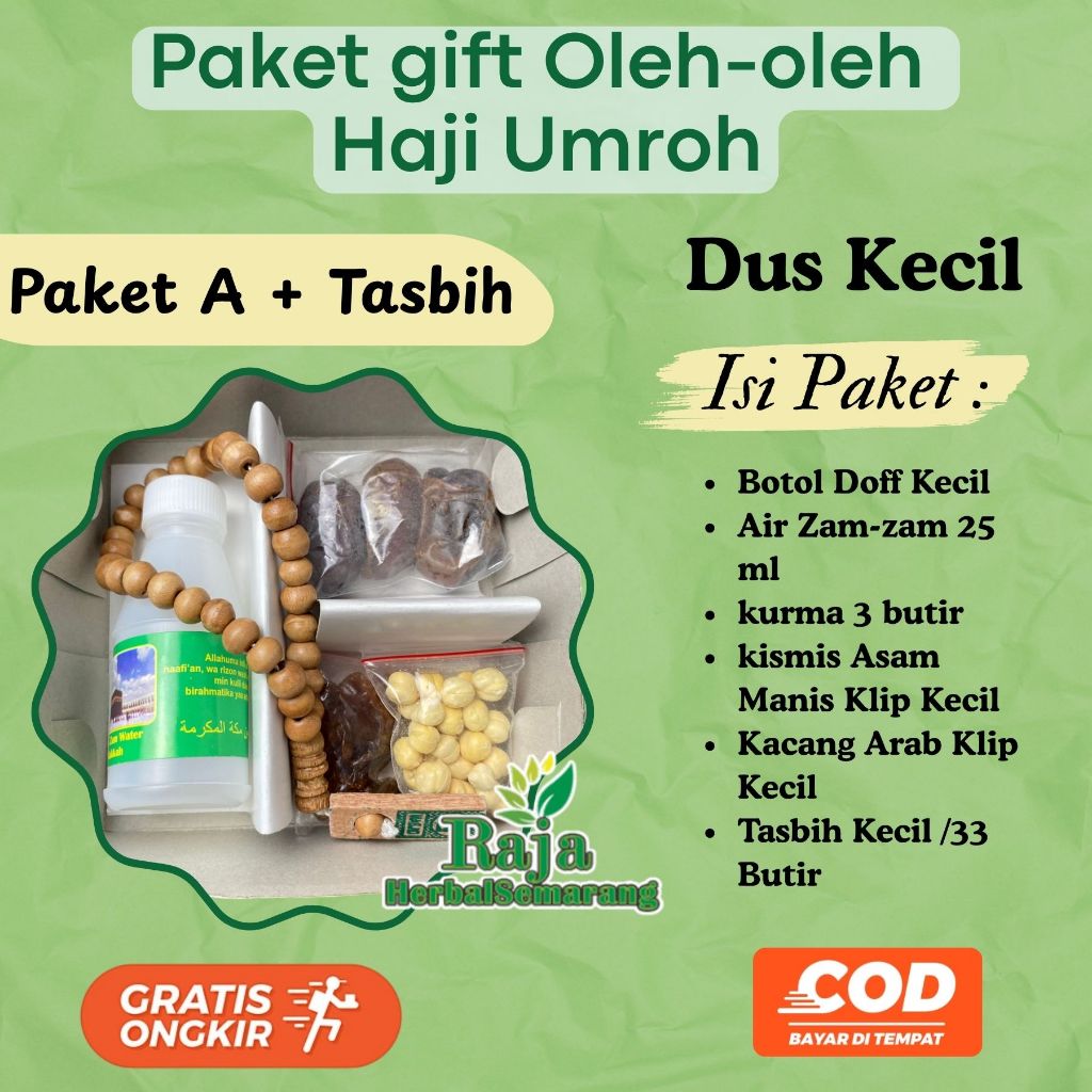 

Paket Gift Dus kecil Plus Tasbih Oleh-oleh Haji Umroh Murah Praktis Lengkap Makanan Haji Dan Umroh