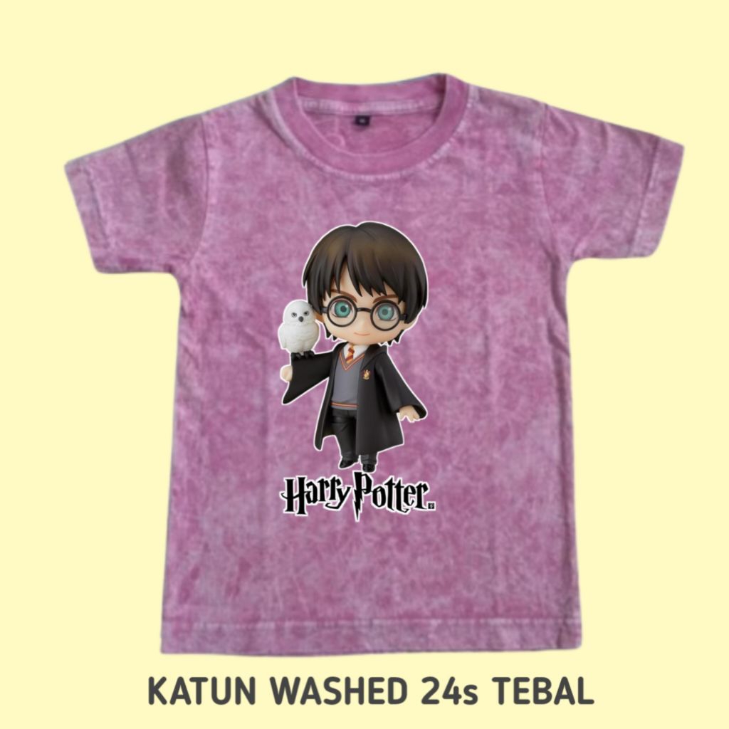 Harry Potter Kaos Anak Harry Potter Katun washed Premium