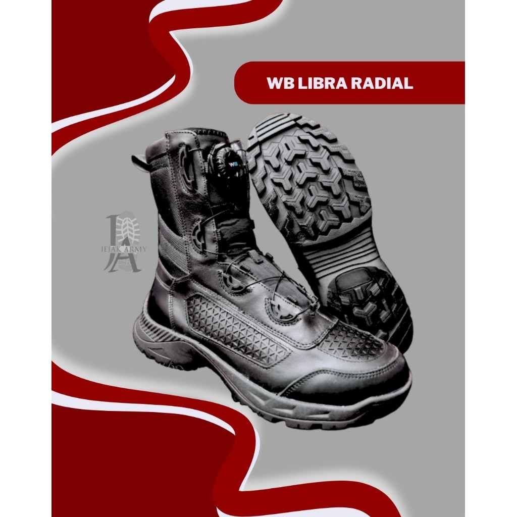 Sepatu PDL Tali Putar Webest New Webest Libra Radial