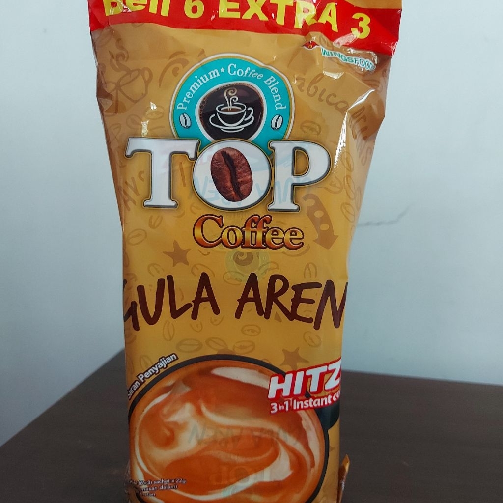 

Top Coffee Gula Aren Hitz Sachet Beli 6 Extra 3 200gr