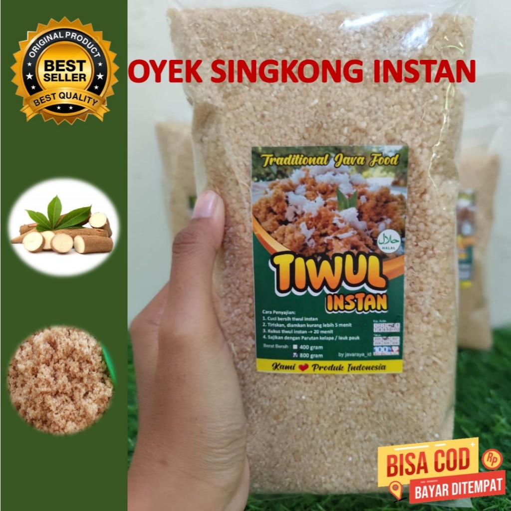 

Terlaris! Oyek Singkong Khas Kebumen, Beras Oyek Original Asli