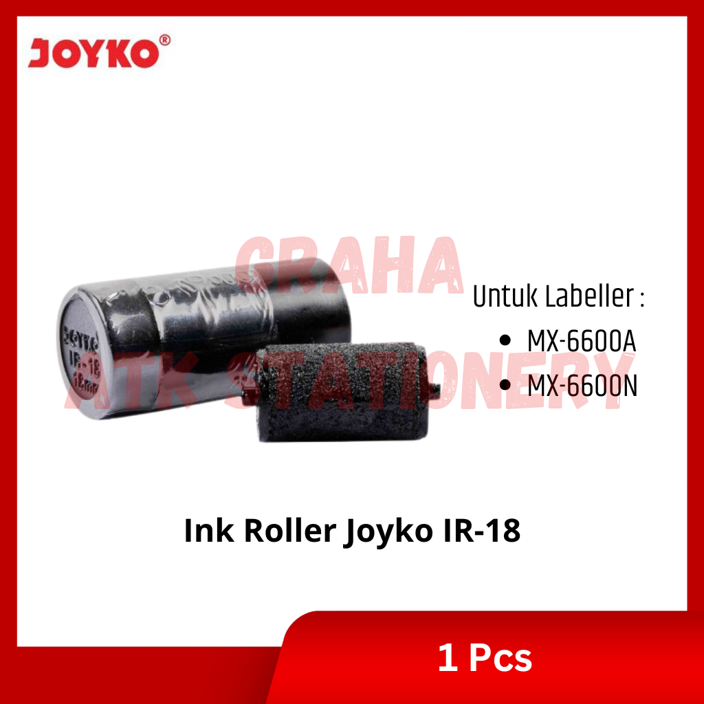 

[1 Pcs] Tinta Mesin Label 18mm Joyko IR-18 / Refill Ink Roller / Isi Tinta Labeller Joyko IR-18