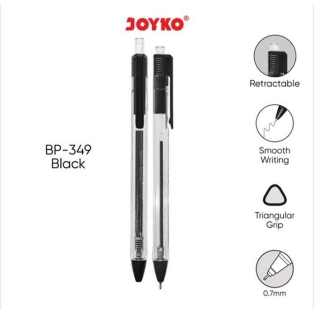 

pulpen Joyko BP-349 Hitam