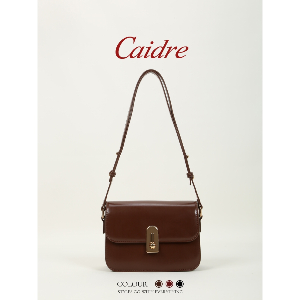 Caidre Tas Ketek Vintage Wanita Eksklusif Selempang Kotak