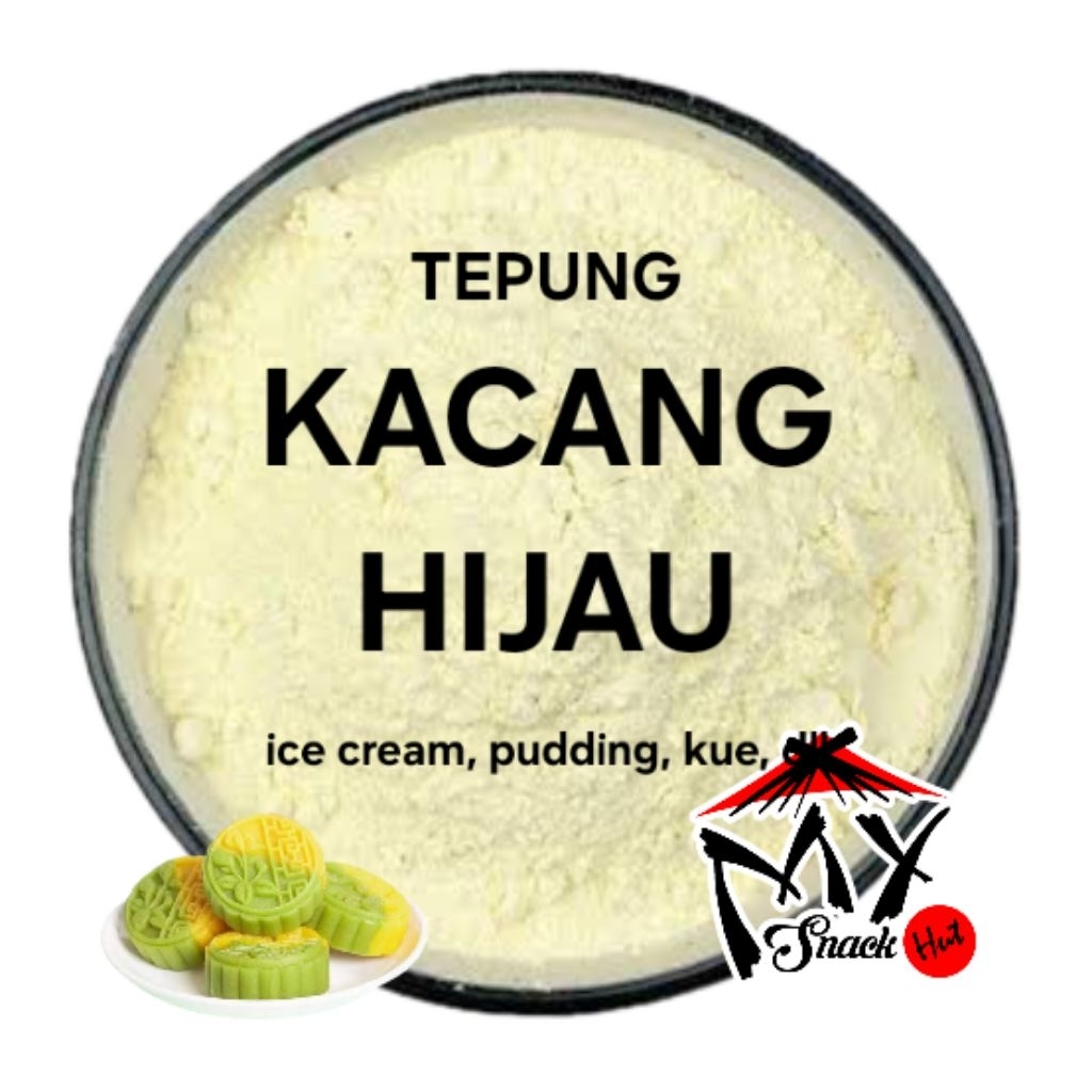 

TEPUNG KACANG HIJAU 250GR MENTAH GREEN MUNG BEAN BAKING ROTI KUE CAKE BOLU ICE CREAM FLOUR POWDER