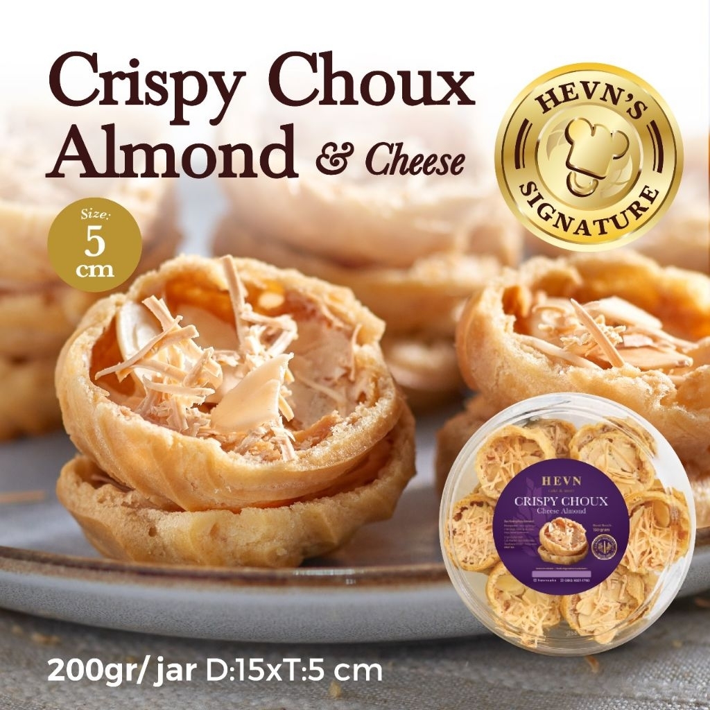 

CRISPY CHOUX CHEESE ALMOND
