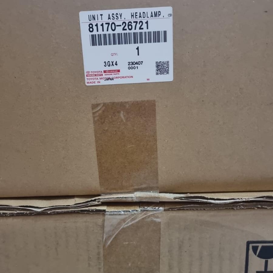 Lampu Depan Headlamp Hiace Commuter satuan ORIGINAL TOYOTA