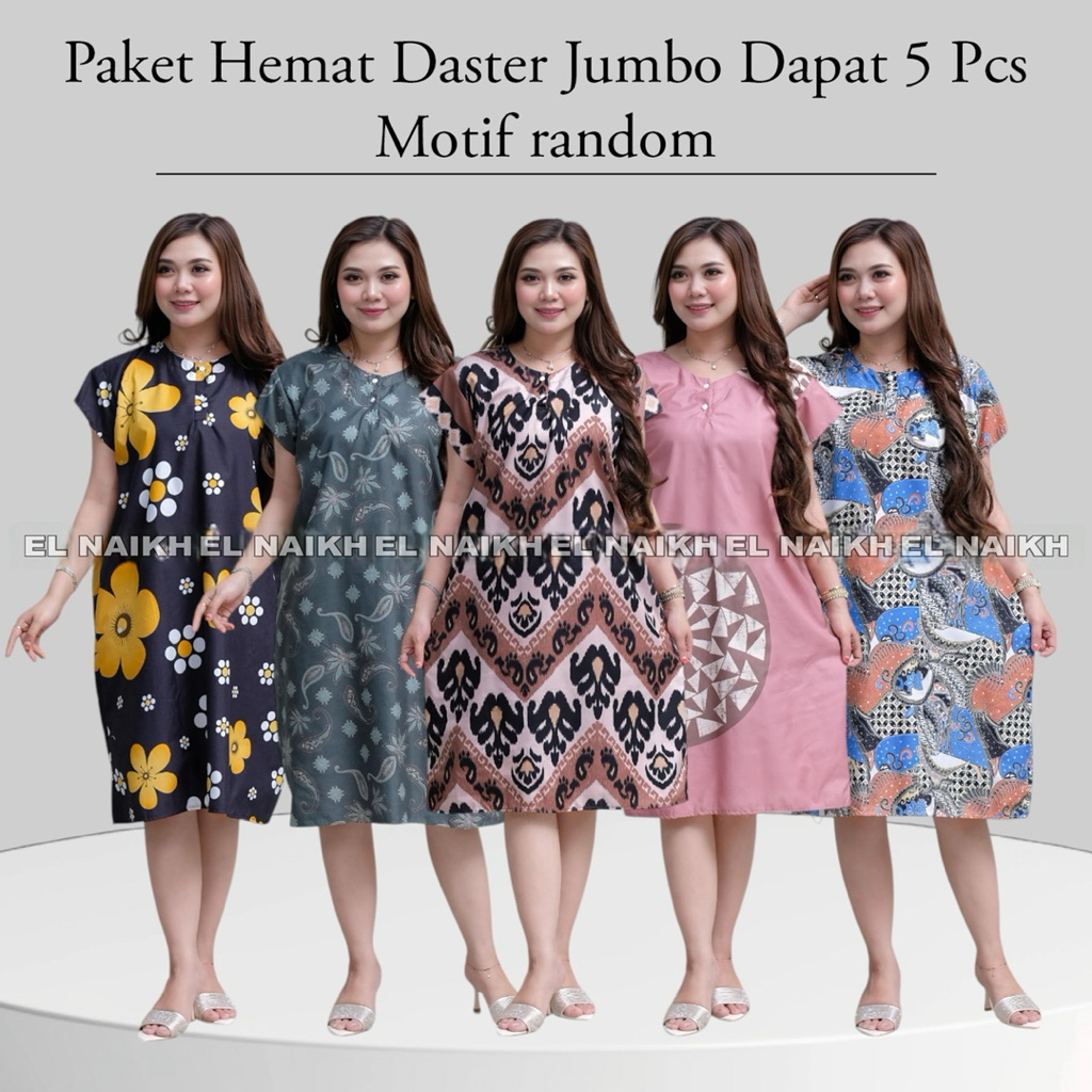 Paket Daster 100 Dapat 5 | Daster 100 Dapat 5 pcs | Daster Murah 100 Dapat 5 | Daster 100 Dapat 5 | 