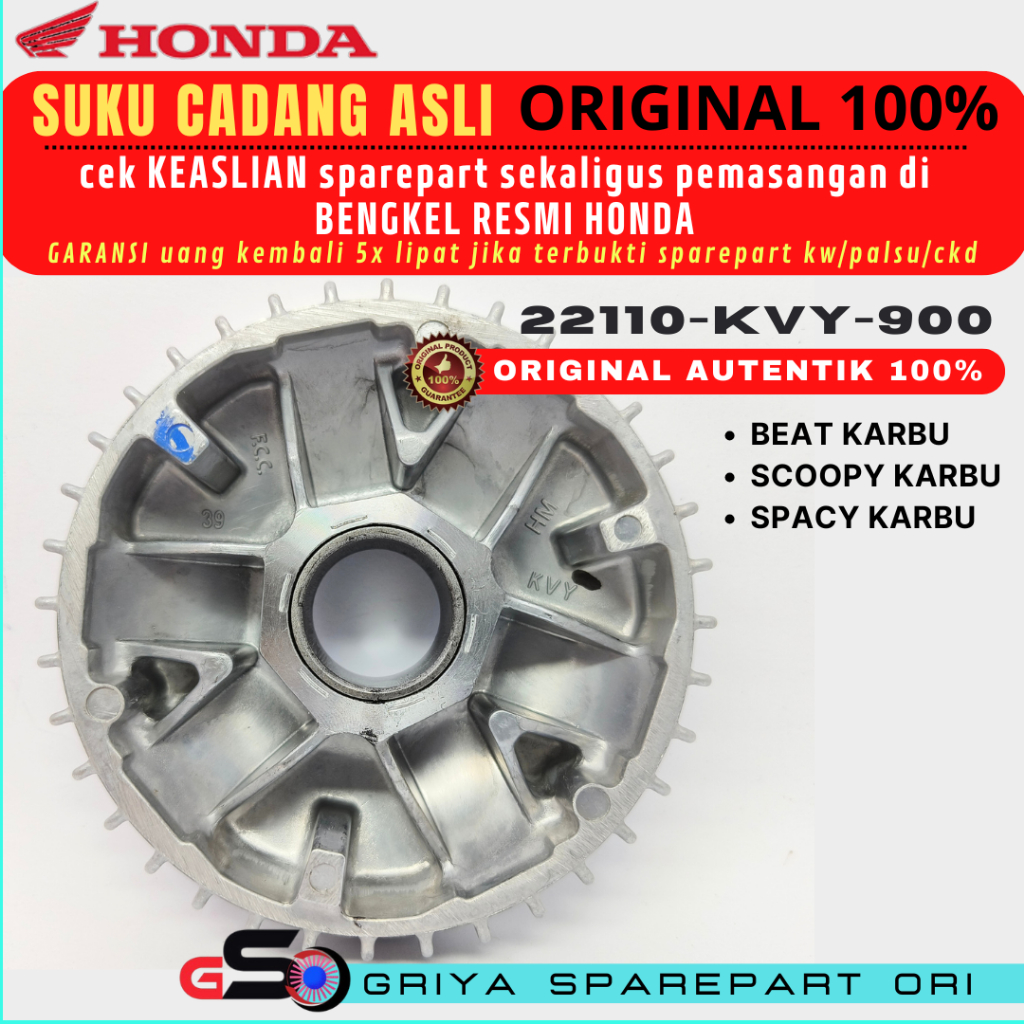 Rumah roller Beat ORIGINAL HONDA Beat karbu Rumah roller Spacy karbu Rumah roller Scoopy karbu KVY