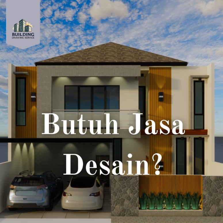 JASA GAMBAR RUMAH 2D/3D | RENDERING INTERIOR EKSTERIOR | JOKI TUGAS GAMBAR