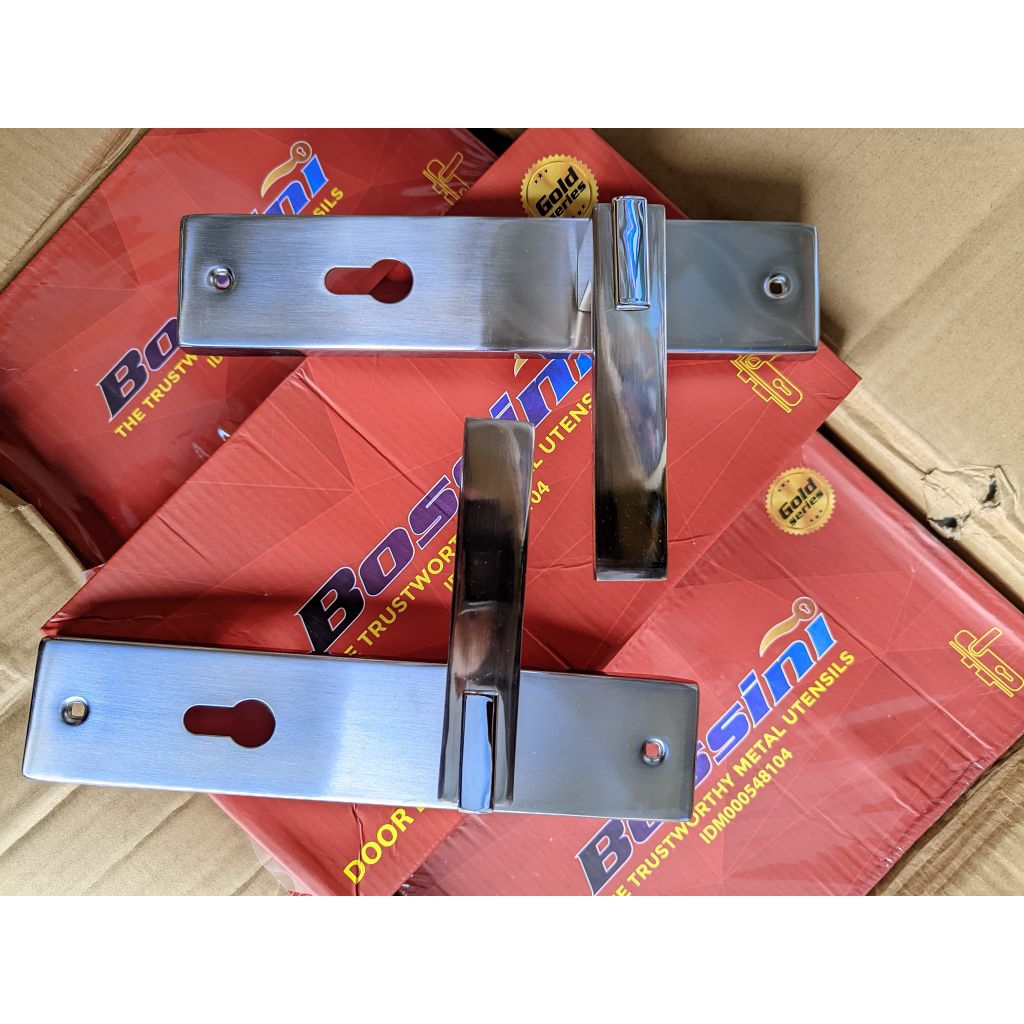 Kunci Pintu Besar Bossini Stainless Steel