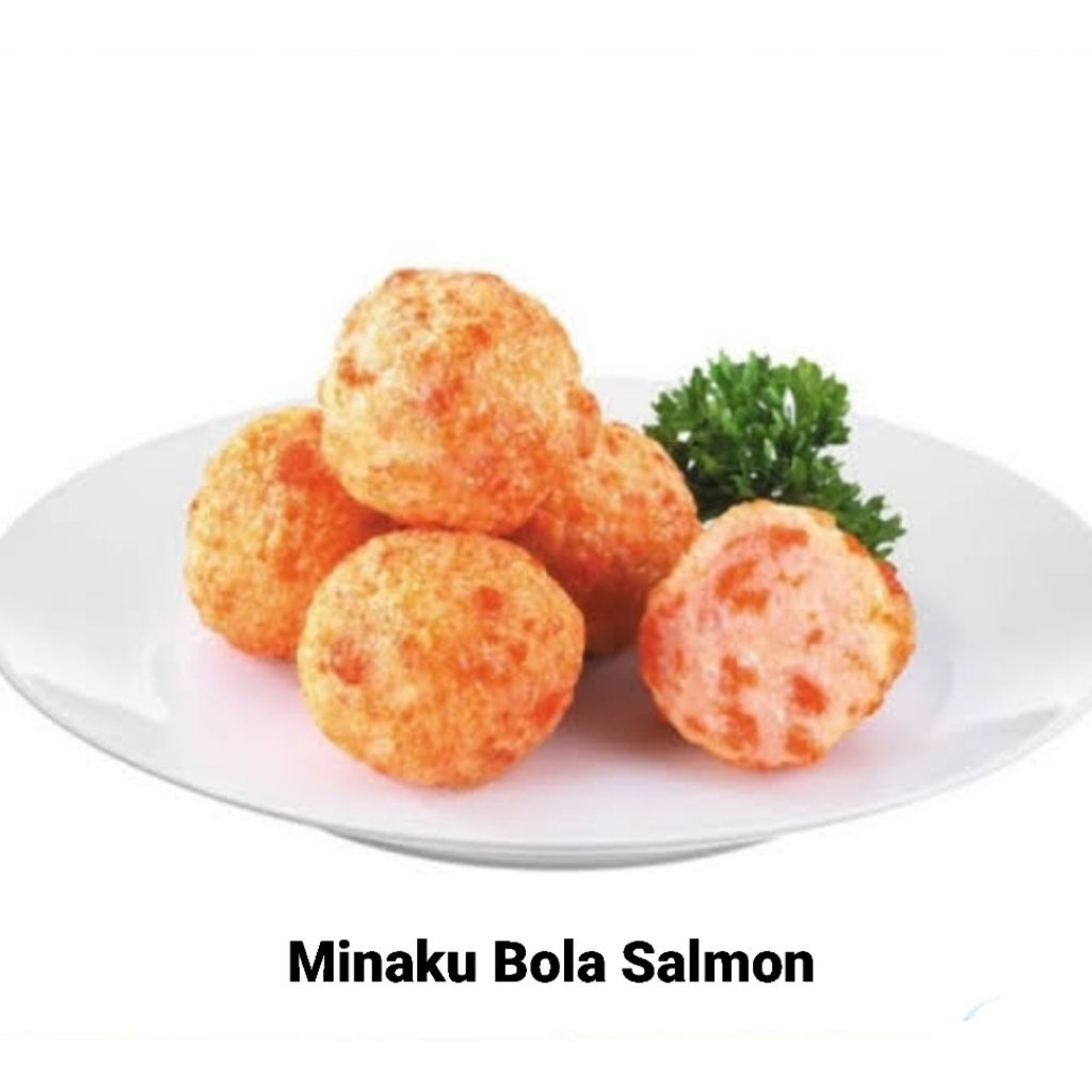 

Minaku Bola Salmon, bakso ikan rasa salmon 500gr