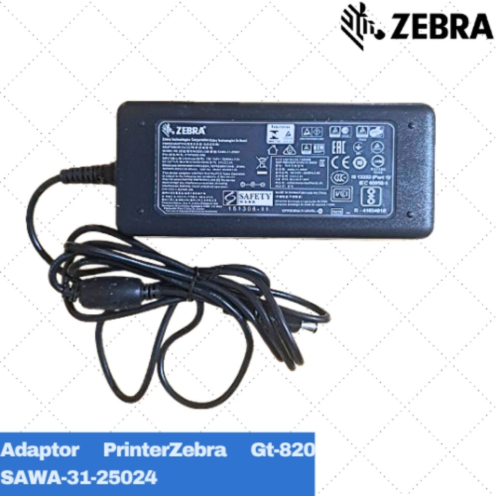 Adaptor Printer Zebra Gt-820 SAWA-31-25024 (24V ~ 2,5A)