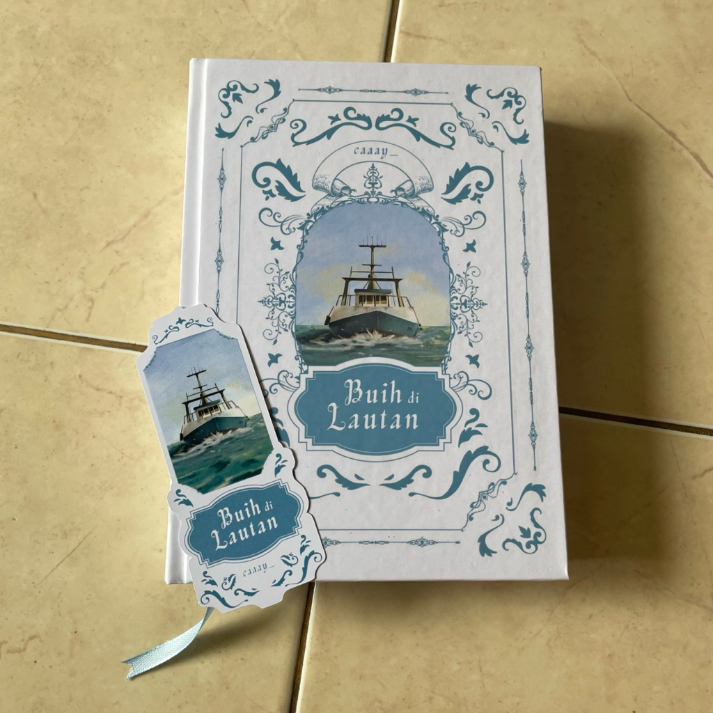 [preloved] Novel Buih di Lautan HC + TTD basah penulis by caaay