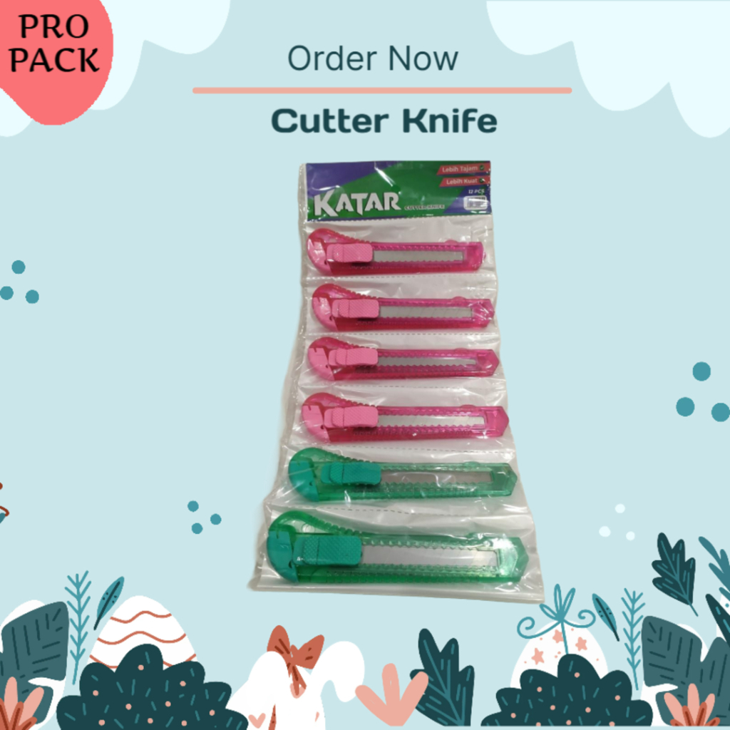 

Cutter Knife / Cutter Warna Warni