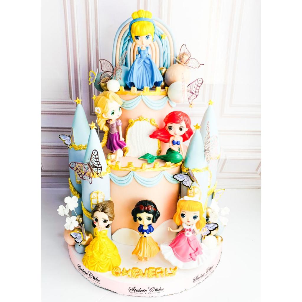 

Kue Ulang Tahun/Birthday cake/Kue Ultah tema istana/Castel Cake/Kue Prinsess/Kue anak Perempuan/Kue Birthday Jakarta