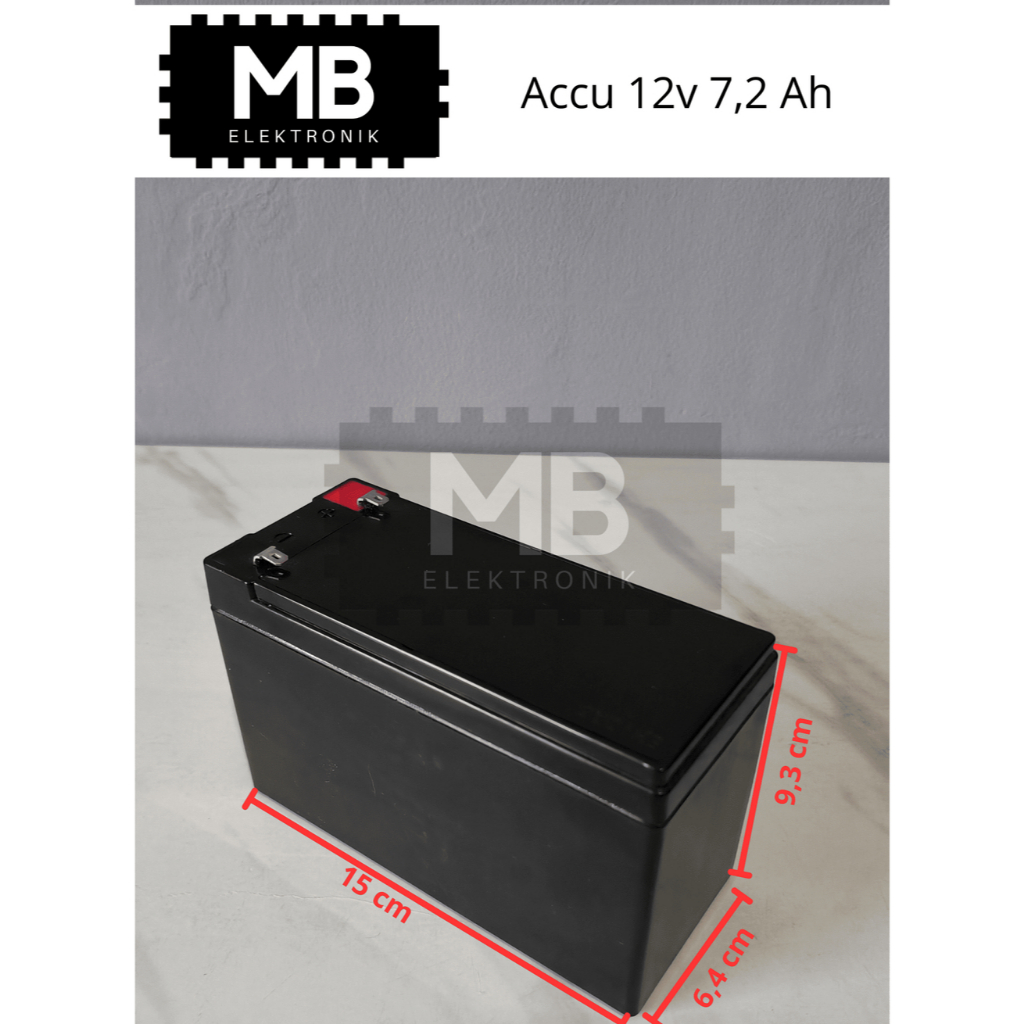 Aki Accu Baterai Kering 12v 7.2ah 12 volt 7.2 amphere 7,2 ah UPS