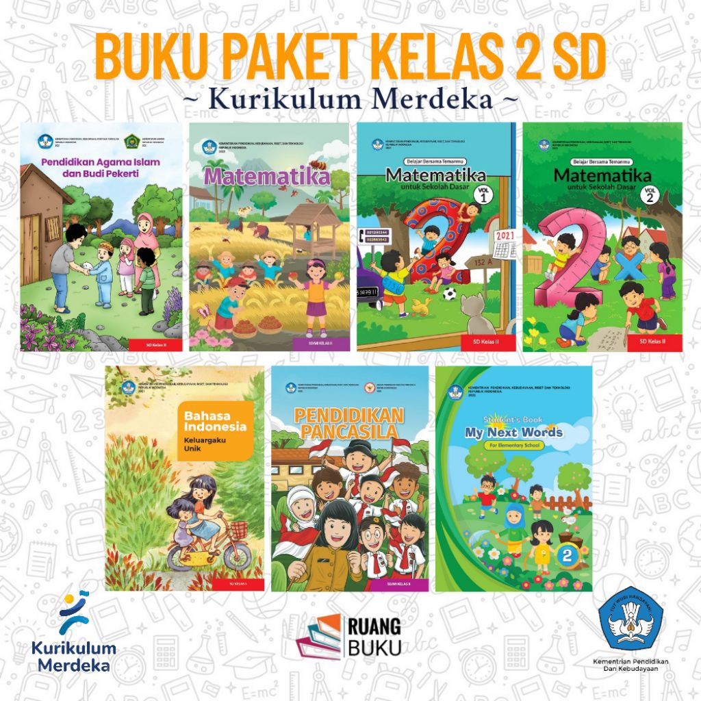 Buku Paket Kelas 2 SD Kurikulum Merdeka